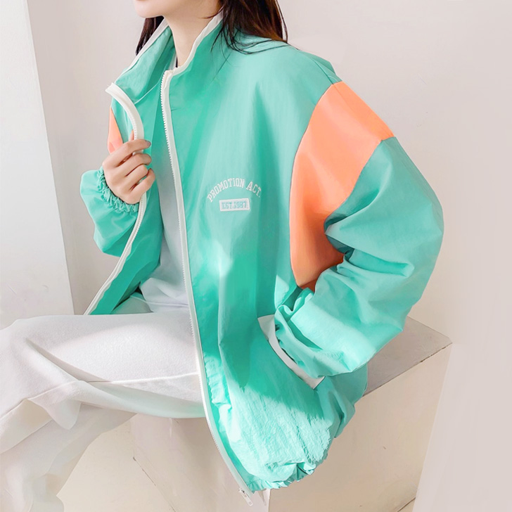 REAL STYLE トラックジャケット レディース 春 夏 軽量 撥水 トップス