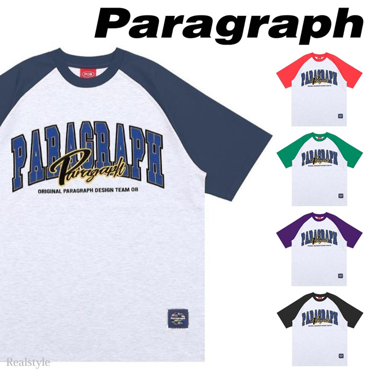 PARAGRAPH パラグラフ Tシャツ 正規品 メンズ レディース 公式