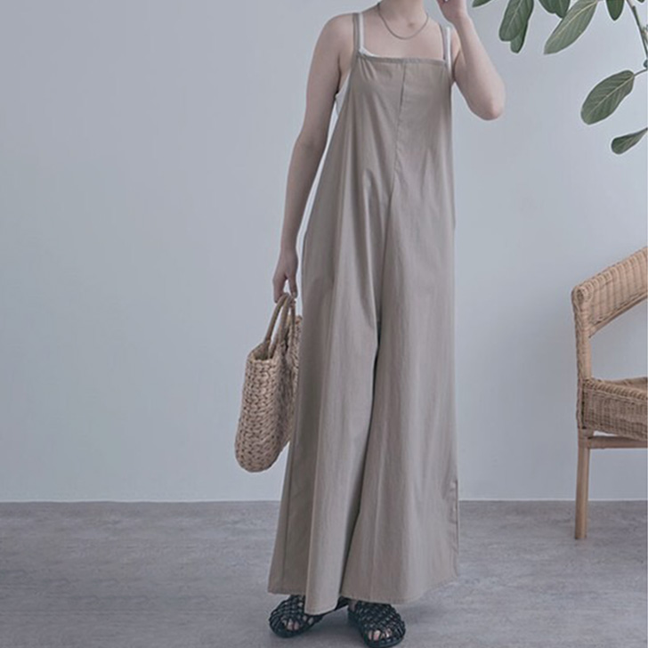 REAL STYLE ラッシュガード レディース サロペット 夏 水陸 UV 速乾