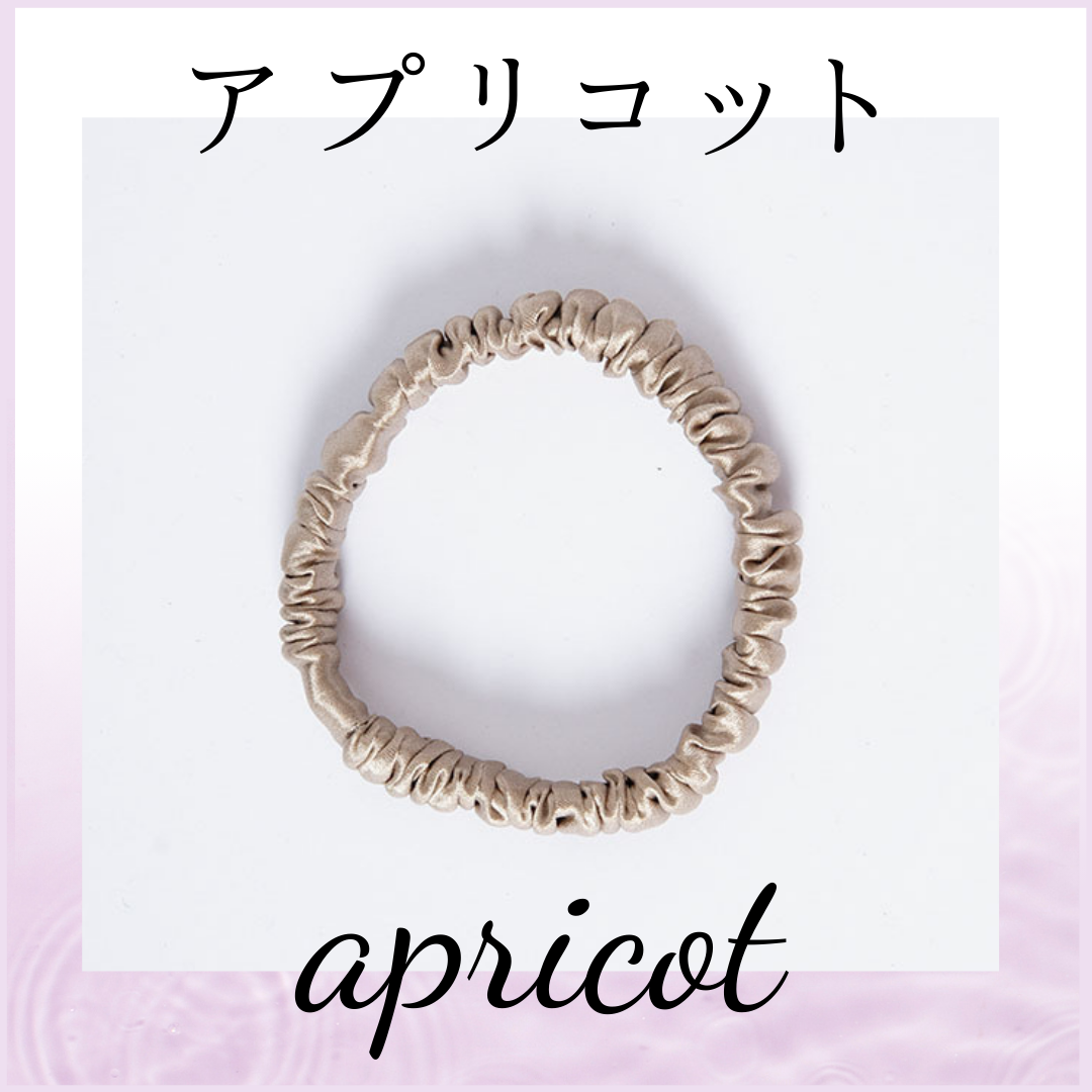 ヘアゴム シルク ヘアアクセサリー おしゃれ シルク100% シルク