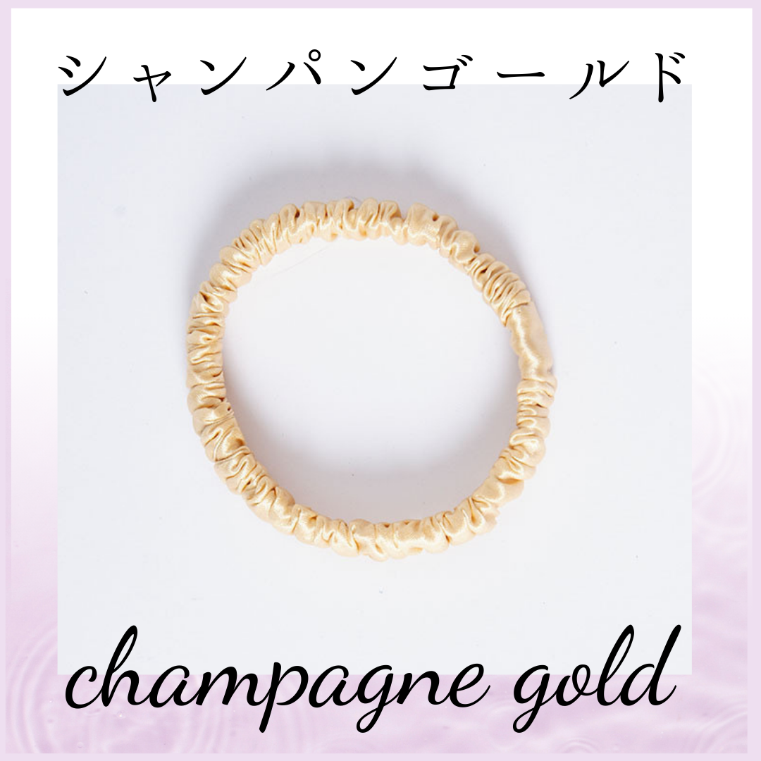 ヘアゴム シルク ヘアアクセサリー おしゃれ シルク100% シルク