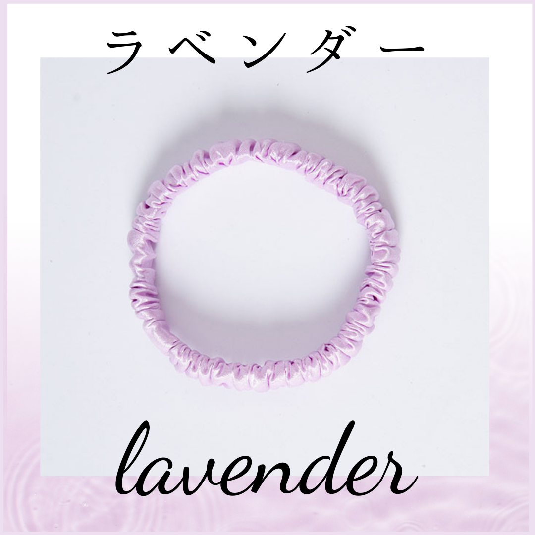ヘアゴム シルク ヘアアクセサリー おしゃれ シルク100% シルク
