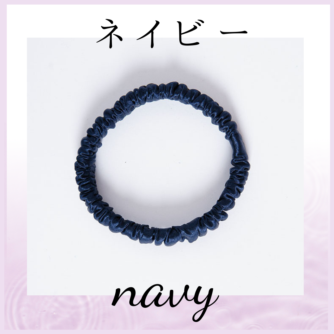 ヘアゴム シルク ヘアアクセサリー おしゃれ シルク100% シルク