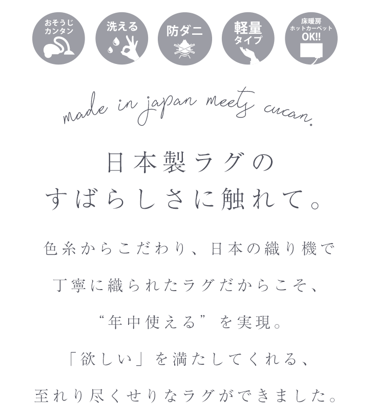 ラグ ジャルダン(185×240cm) おしゃれポイント