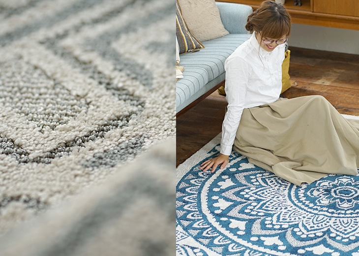 ラグ ジャルダン(185×240cm) おしゃれポイント