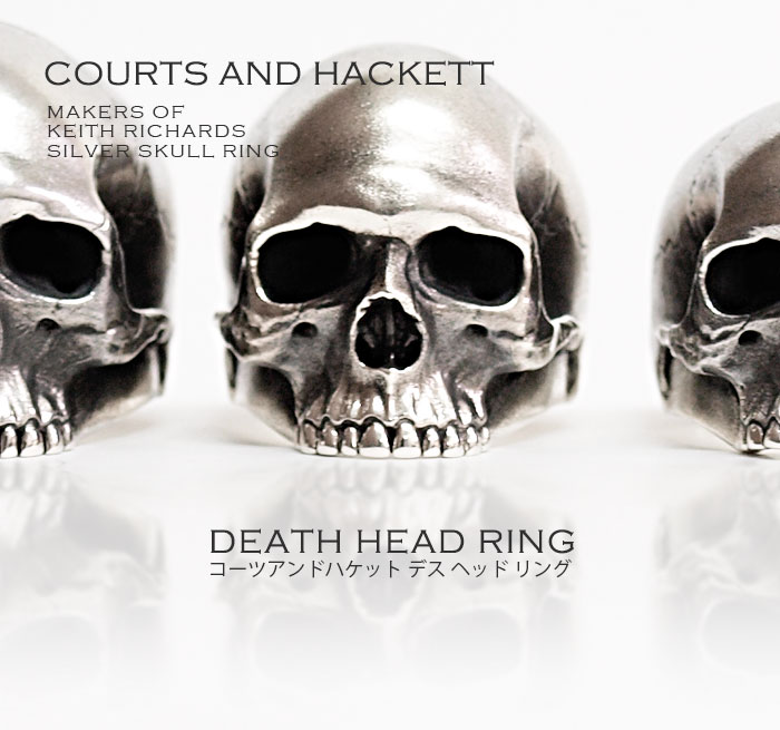 COURTS & HACKETT スカルリング コーツ アンド ハケット COURTS AND HACKETT DEATH HEAD RING 〜 コーツアンドハケットを
