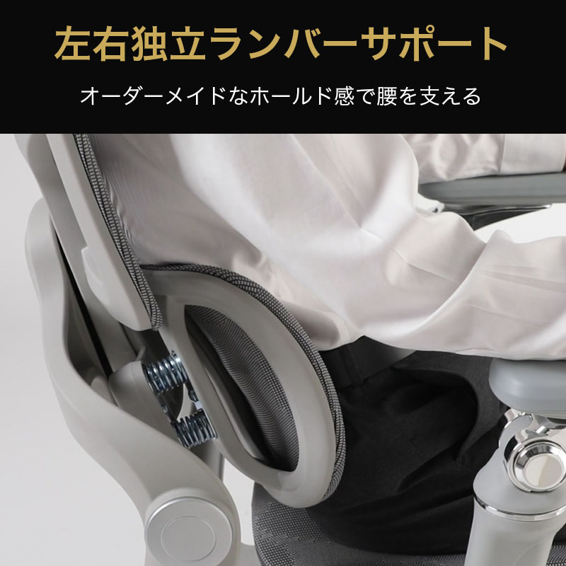 オフィスチェア メッシュ デスクチェア フット...の詳細画像4