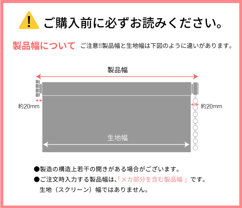 サイズについて