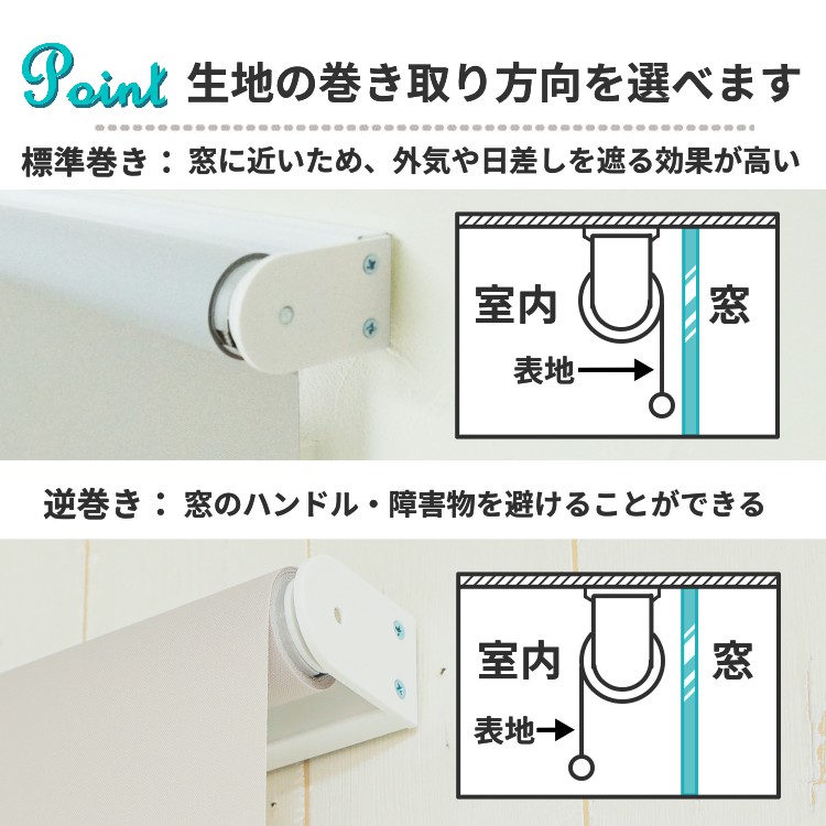 グラムスタイル ロールスクリーン ロールカーテン 遮光1級 遮熱
