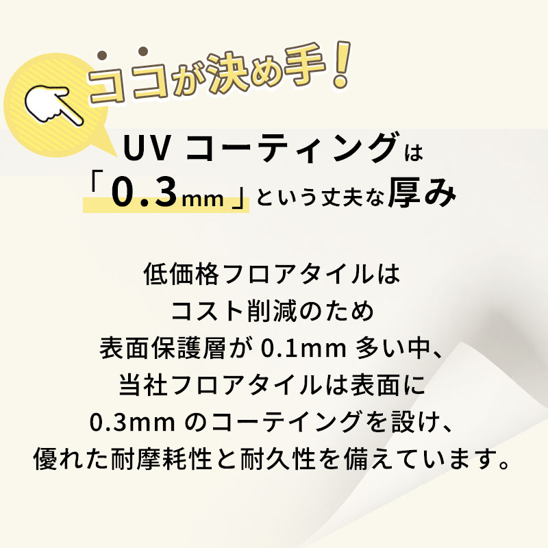 フロアタイル 置くだけ 2畳 3畳 6畳 大理石 接着剤不要 床材 1枚 30.5×61cm 4mm厚 / フロム 関連画像3