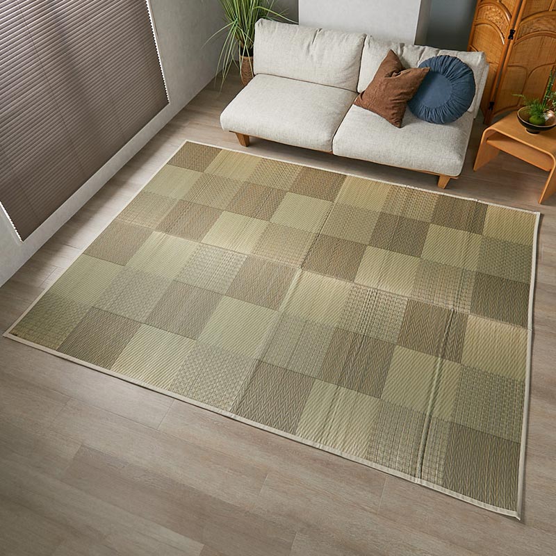 グラムスタイル い草ラグ 3畳 191×250 国産 井草ラグ い草マット