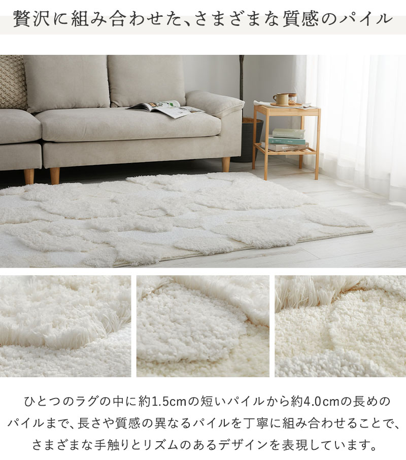 グラムスタイル ラグ ラグマット カーペット 洗える 吸湿 速乾