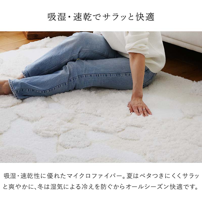 グラムスタイル ラグ ラグマット カーペット 洗える 吸湿 速乾