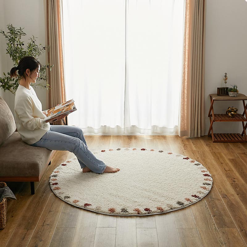グラムスタイル ラグ カーペット ウィルトン織 円形 160 絨毯 北欧