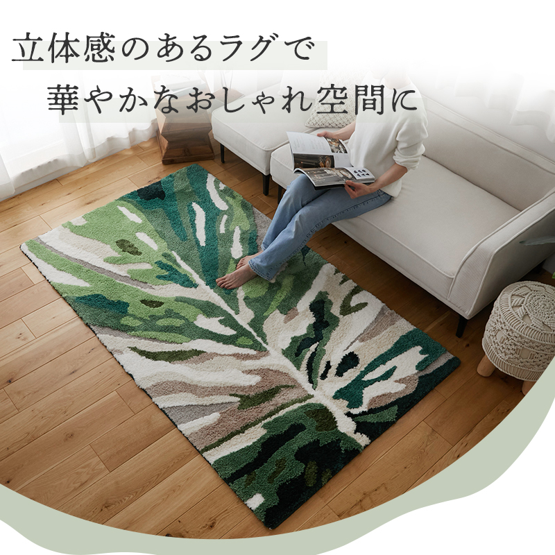 グラムスタイル ラグ ラグマット カーペット 洗える 吸湿 速乾