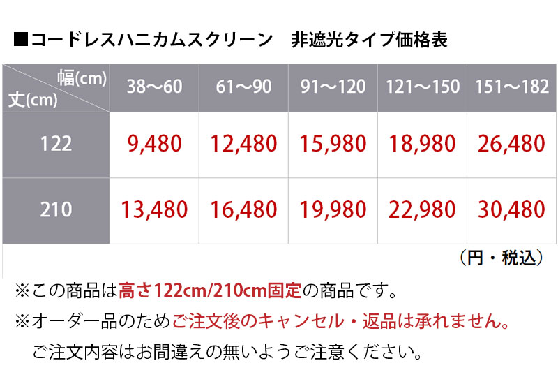 価格表