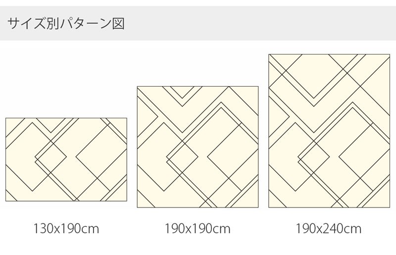 サイズ別パターン