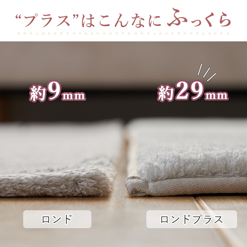 グラムスタイル ラグ ラグマット カーペット 洗える 厚手 北欧
