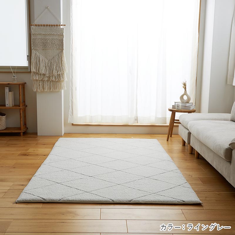 ラグ ラグマット カーペット 洗える 厚手 北...の詳細画像3