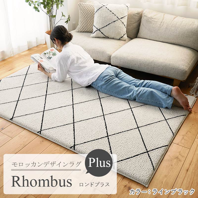 ラグ ラグマット カーペット 洗える 厚手 北...の詳細画像1