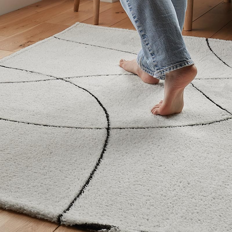 裏面すべり止め付きで安心