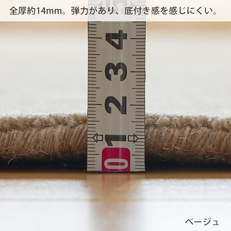 在庫処分 特価 ギャベ ギャッベ 玄関マット 屋内 室内 風水 天然素材 手織り 北欧 ニュージーランドウール / ルーミィ 50×80 cm | グラムスタイル | 17