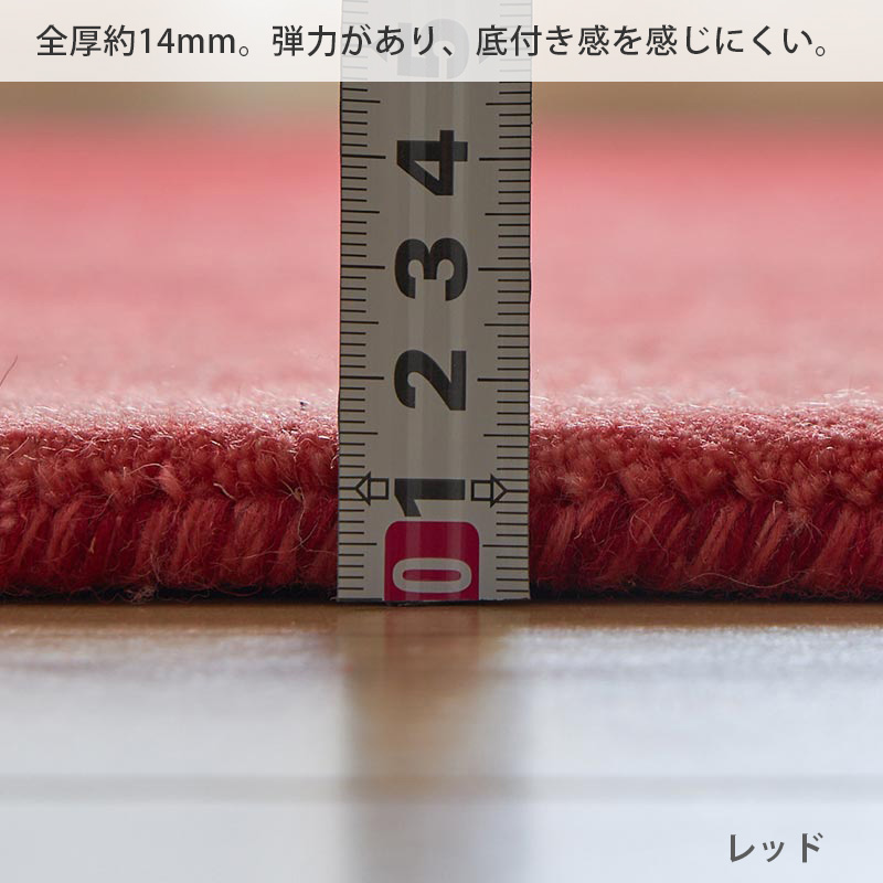 ギャベ ギャッベ ラグ 絨毯 1.5畳 手織り ギャベ絨毯 ギャッベ絨毯 北欧 ニュージーランド ウール フリンジ / ルーミィ 130×190cm | グラムスタイル | 17