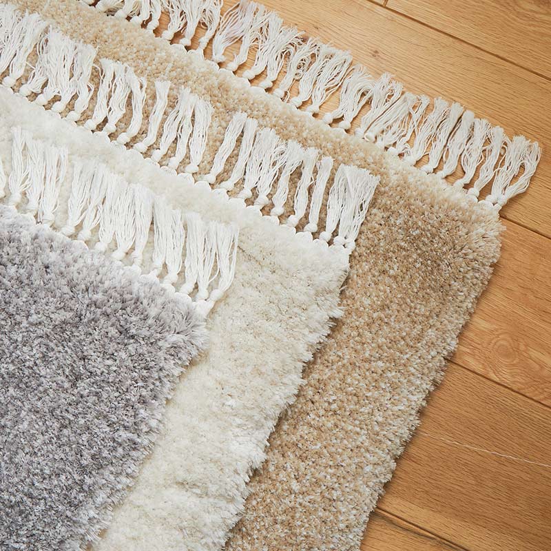 グラムスタイル 玄関マット マット シャギー 洗える ふわふわ 北欧