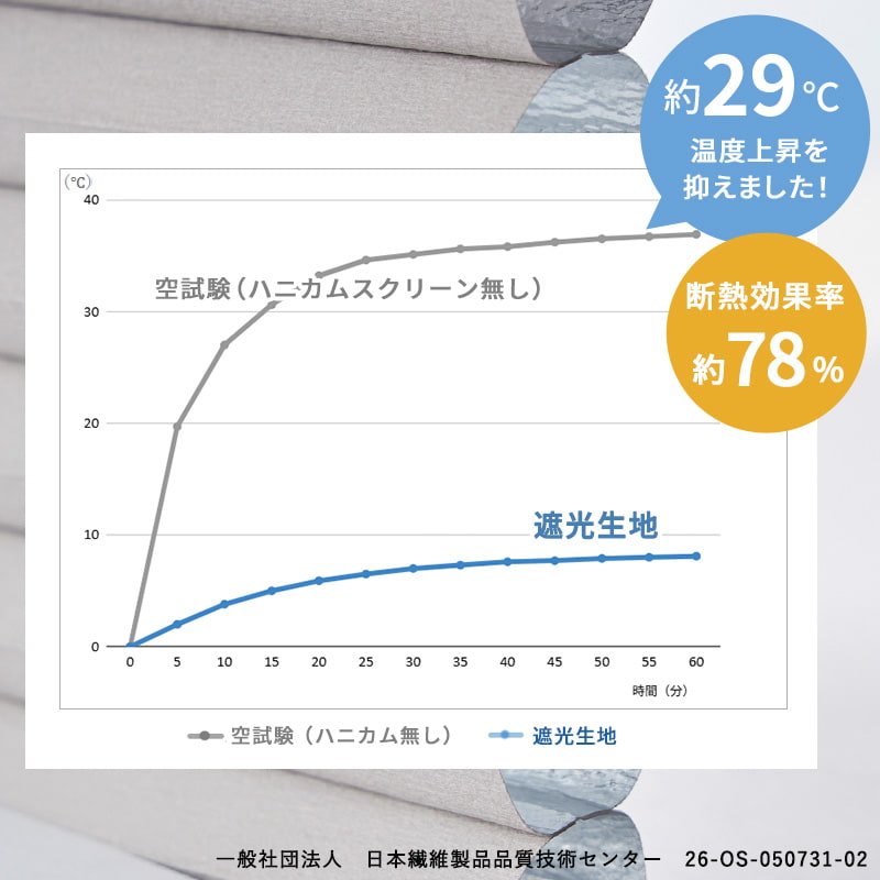 つっぱり ハニカムスクリーン 遮光 採光 レース オーダー ロールスクリーン ブラインド カーテン 遮熱 断熱 保温 / 突っ張り 1級遮光＋非遮光 ツインハニカムの画像