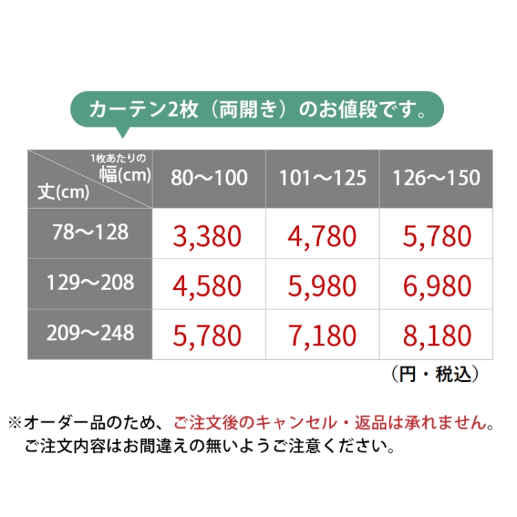 価格表