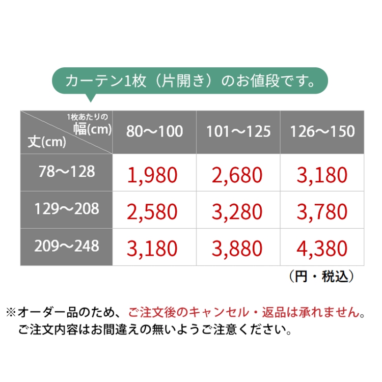 価格表