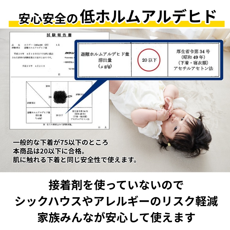 ラグ カーペット ラグマット 洗える 4畳 190×300 厚手 低反発 撥水 絨毯 オールシーズン 洗えるラグ 北欧 おしゃれ / ホリデープラス | グラムスタイル | 15