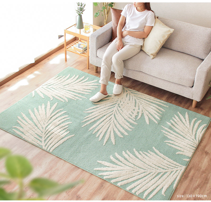 日本製ラグ ラグマット 190×190cm 抗菌 防臭 カーペット 絨毯 