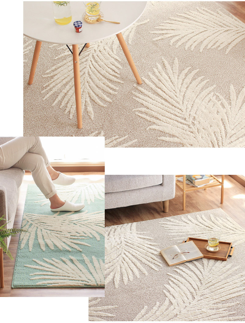 日本製ラグ ラグマット 190×190cm 抗菌 防臭 カーペット 絨毯 洗える