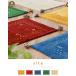 玄関マット 約45×75cm ギャッベ ギャベ ドアマット 室内 ミニマット ウール フリンジ おしゃれ シータ Sサイズ 爆買 関連画像1