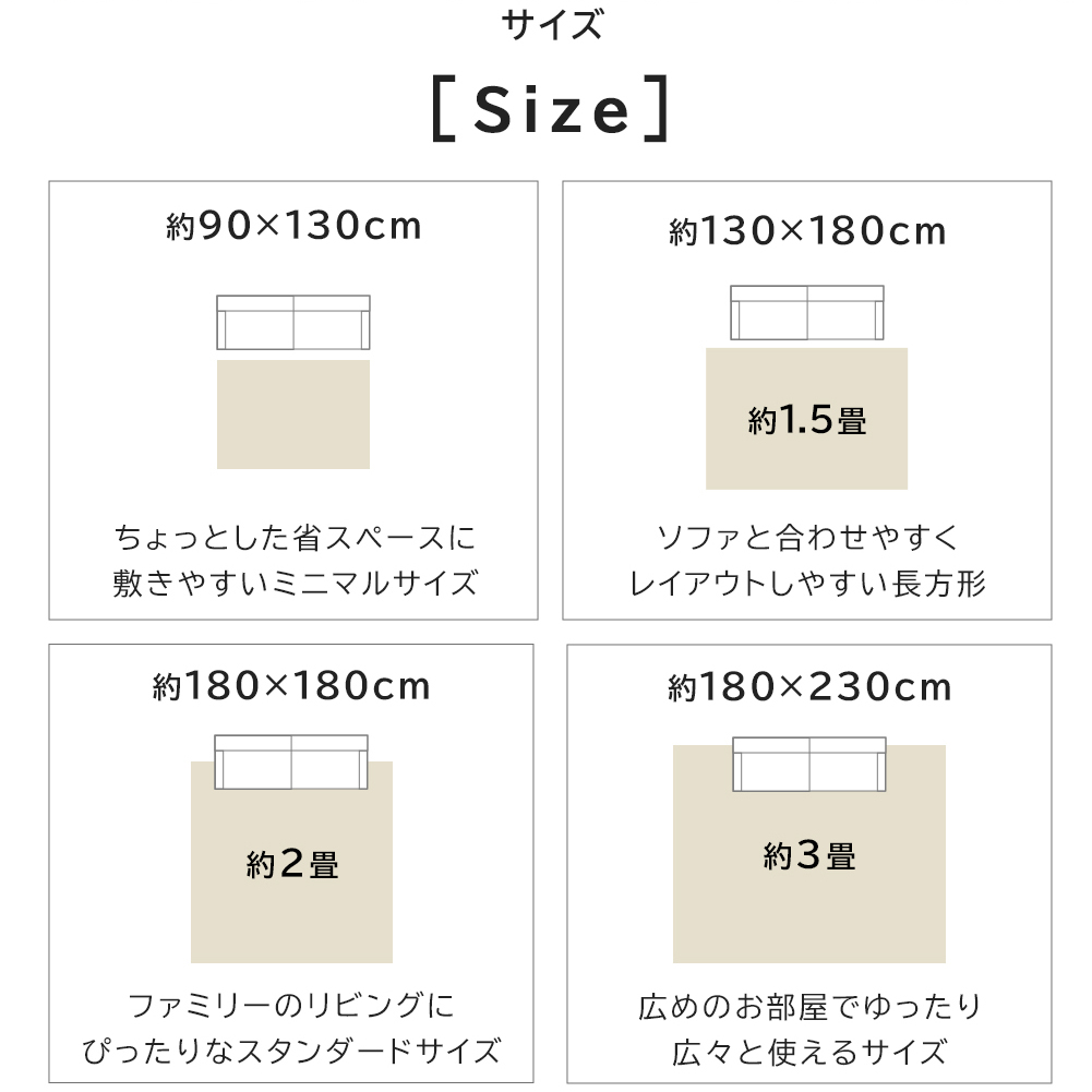 ラグ カーペット 洗える ファー ラビットファー調 ふわとろ 洗濯機ok 滑り止め ラグマット もこもこ ふわふわ 大人 シェイド | ブランド登録なし | 20