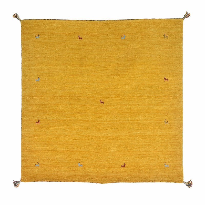ギャベ ギャッベ ラグ 絨毯 ギャッベ絨毯 ギャベ絨毯 140x140 ミニ