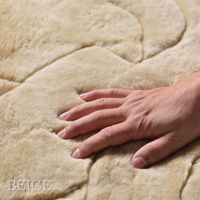 ムートン敷きパッド ムートンシーツ 敷きパッド 約 95x195 cm シングル