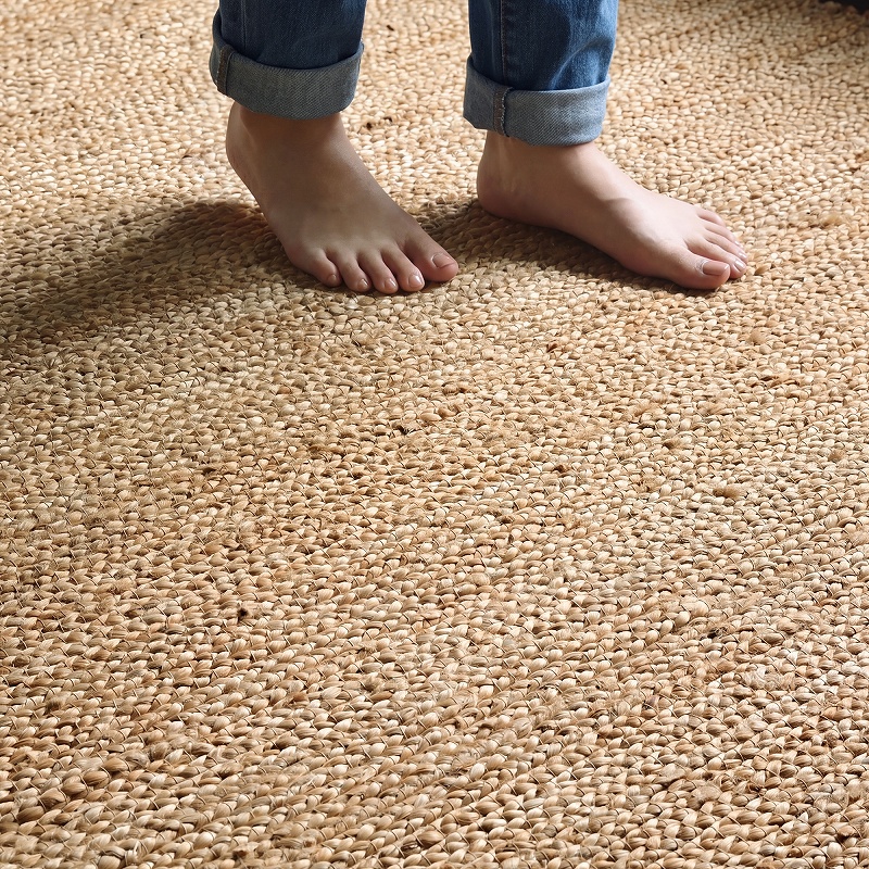 ラグ 夏用 麻 ジュート 天然素材 ラグマット カーペット 絨毯 180