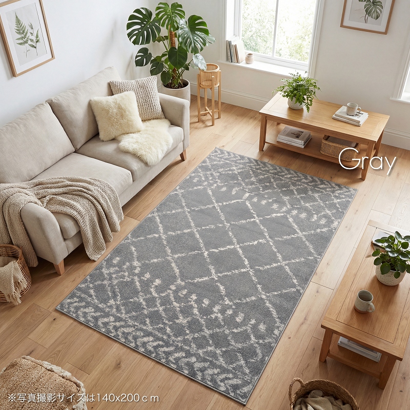 ラグ モロッコ モロッカン モロッカン柄 ウィルトン織 ベニオワレン