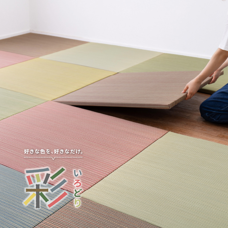 畳 置き畳 イ草 い草 82×82×2.5cm...の詳細画像1
