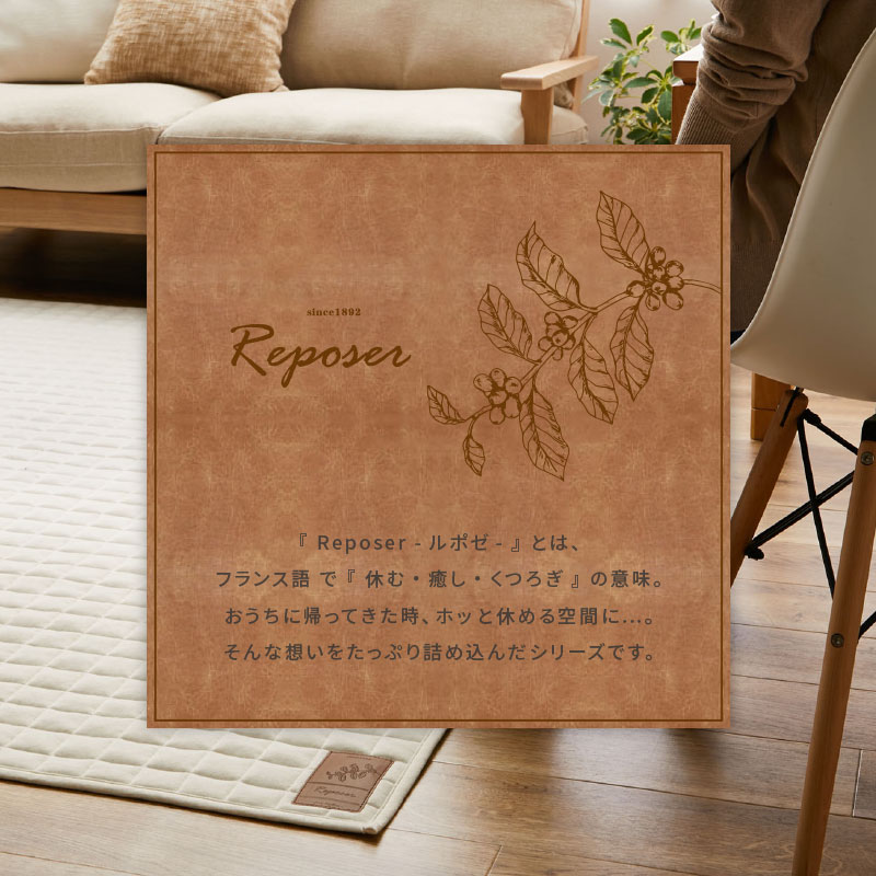 HAGiHARA（萩原） ラグ マット カーペット 3畳 190×240cm 洗える 洗濯