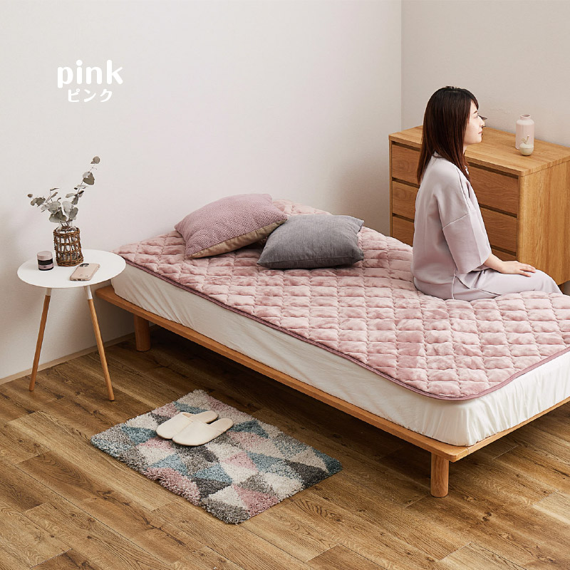 HAGiHARA（萩原） 敷きパッド シングル 100×200cm フランネル