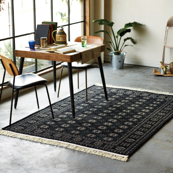 MORIYOSHI ラグ マット カーペット 1畳 100×140cm 洗える ホット