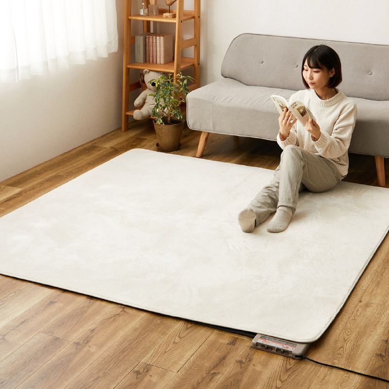 ホットカーペット 本体 小さめ 1畳 176×88cm 日本製 ダニ退治