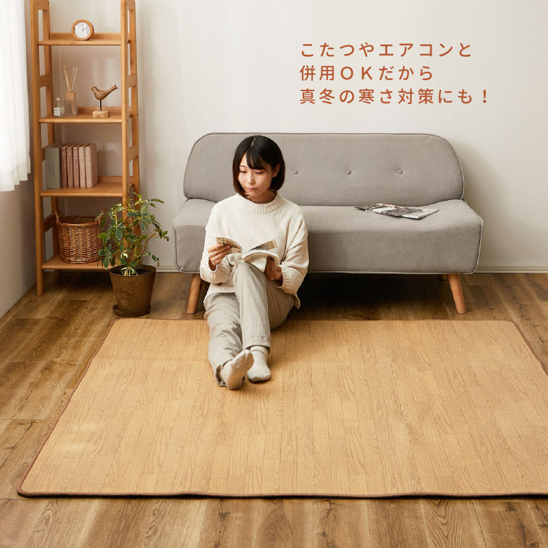 ホットカーペット 本体 3畳 195×235cm 日本製 暖房面切り替え 6