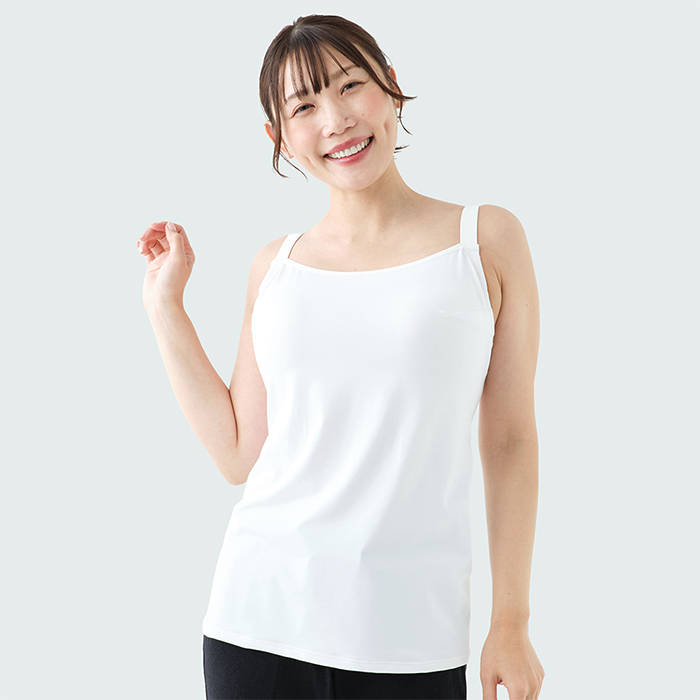 【NEW】キャミブラ 白 寄せ上げ SP588