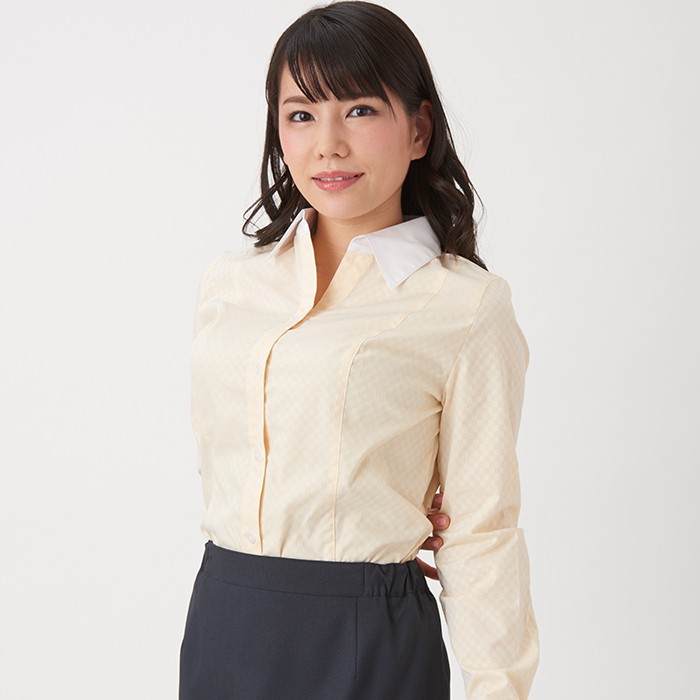 Rui glamourous 大きいサイズ 女性 シャツVer3.5 アイボリー
