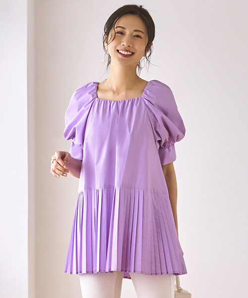 RUIRUE BOUTIQUE レディース 夏コーデ 半袖 ブラウス トップス