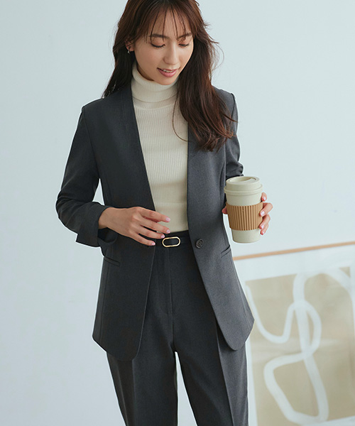RUIRUE BOUTIQUE レディース ビジネススーツ パンツスーツ